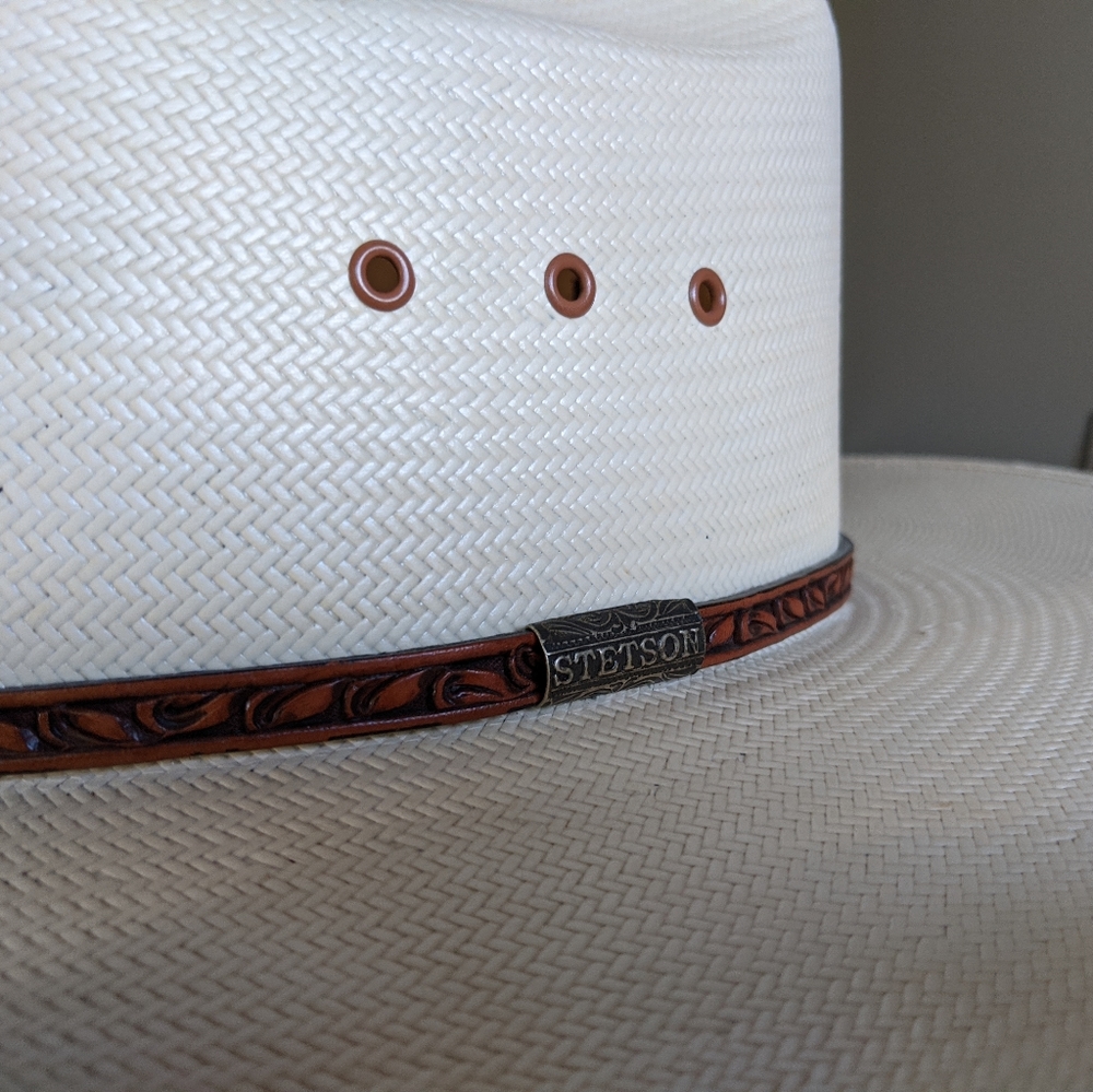 Stetson Cream Cowboy Hat - Picture 5 of 10